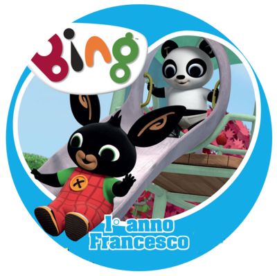 Magneti frigo Bing personalizza con nome regalini fine festa