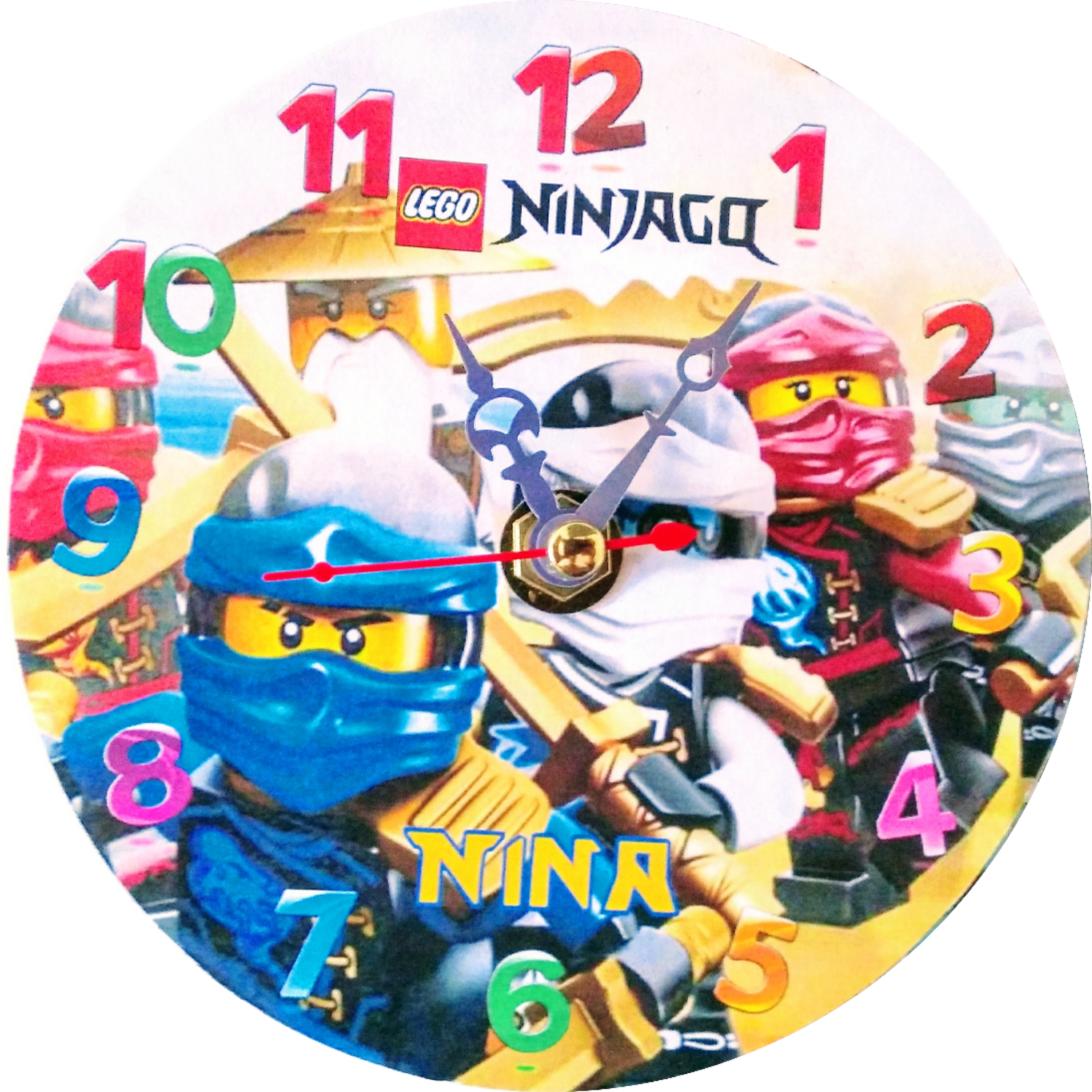 Orologi Ninjago personalizzato su CD Gadget regalini fine festa