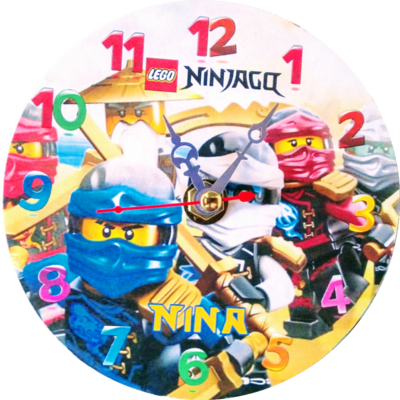 Orologi Ninjago personalizzato su CD Gadget regalini fine festa