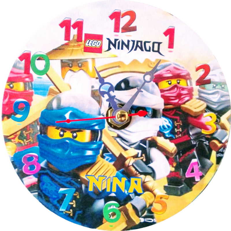 Orologi Ninjago personalizzato su CD Gadget regalini fine festa