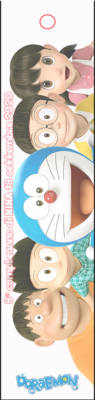 Doraemon Segnalibro in plastica personalizzato