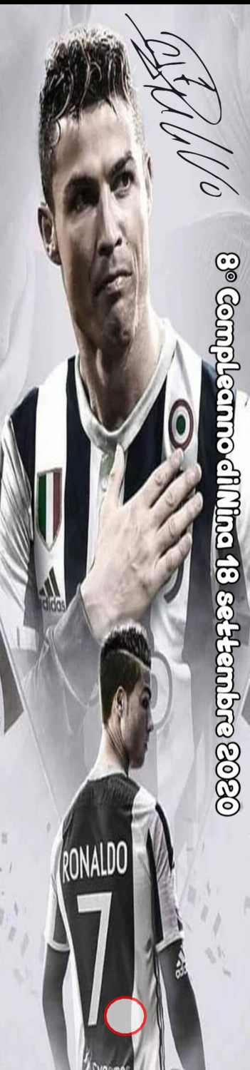 Segnalibro Plasticato personalizzato Ronaldo Juventus