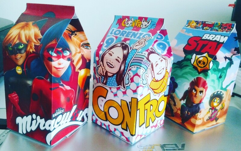 scatola grande porta merenda 1/2 Happy Meal personalizzata