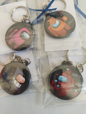 Portachiavi zaino scuola Among Us personalizza regali festa