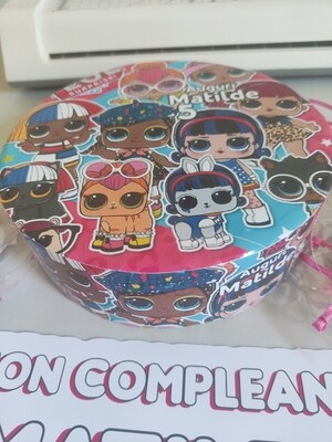 Base polistirolo personalizza torta lecca lecca chupa chups lol surprise