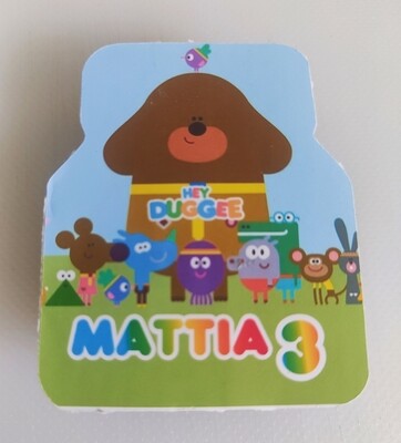 Scatoline etichette adesivi Hey Duggee personalizza Nutella