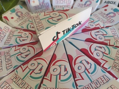 12 scatoline gadget caramelle bomboniere forma fetta di torta scenografica tik tok