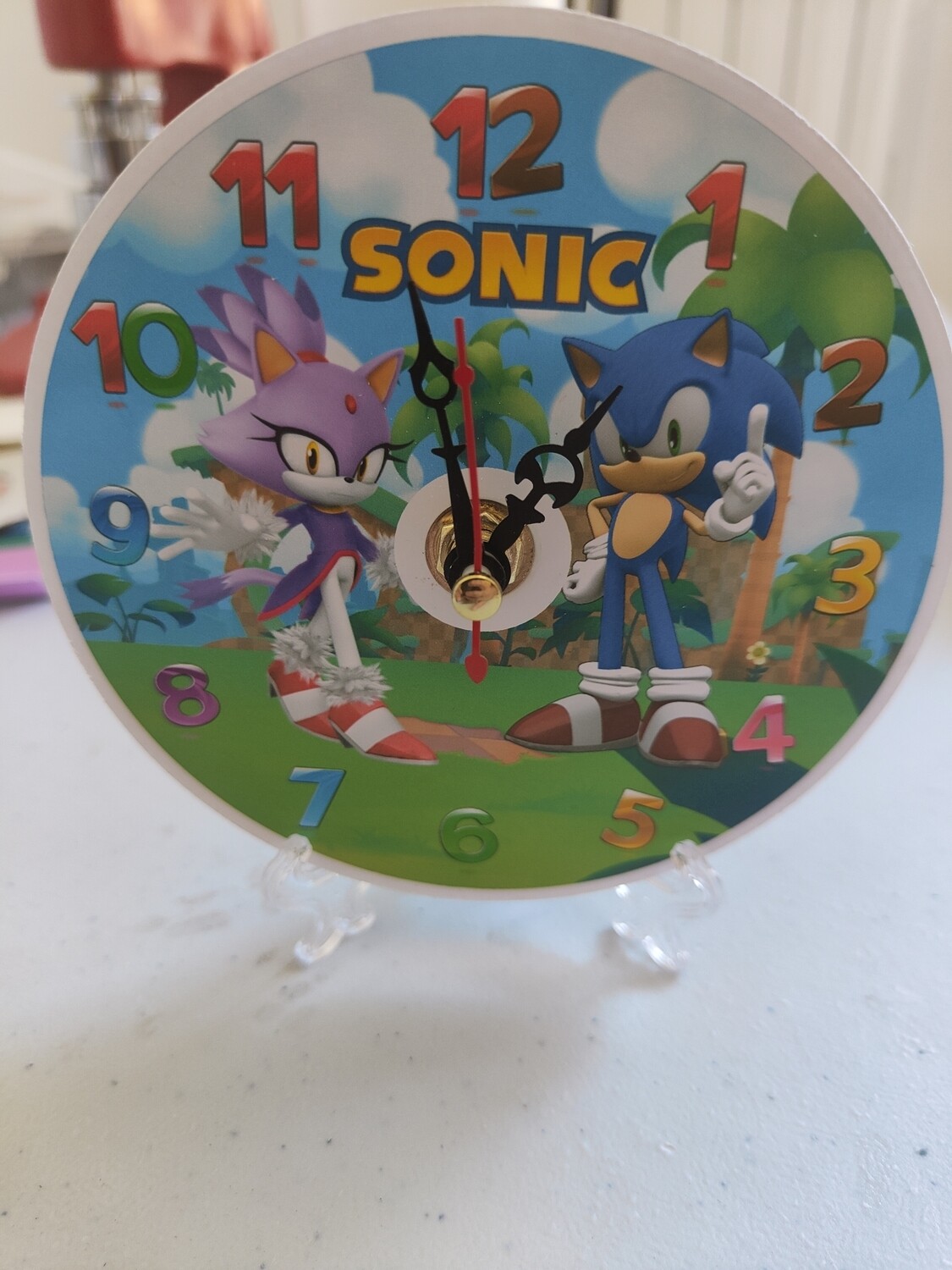 Orologi Sonic personalizzato su CD Gadget regalini fine festa