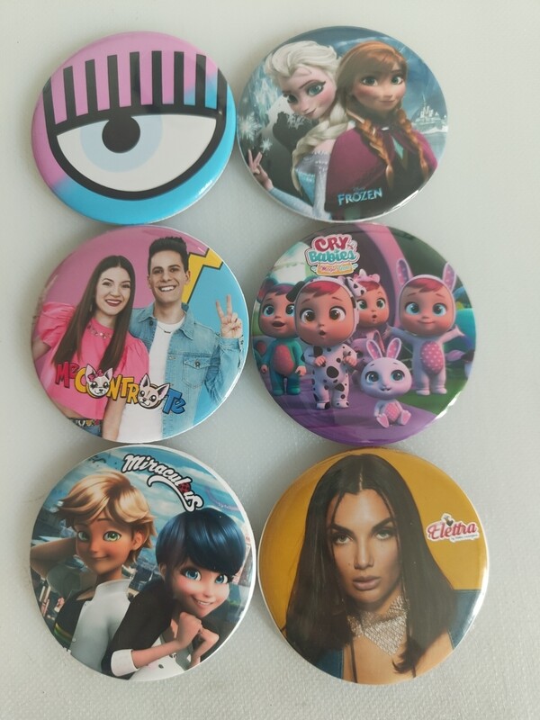 specchietti personalizzabili gadget regalini fine festa compleanno a tema per femminucce