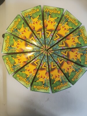 12 fette scatoline torta scenografica PokĂŠmon