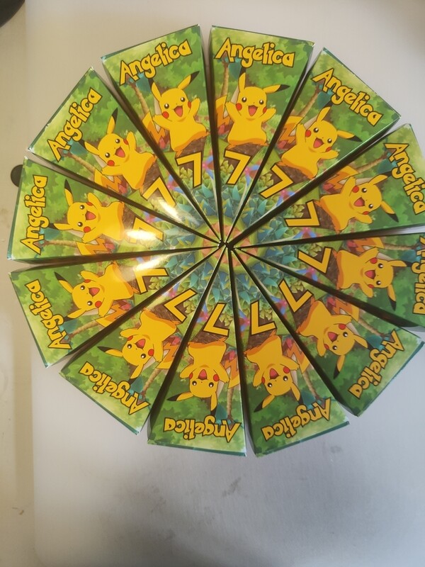 12 fette scatoline torta scenografica Pokémon