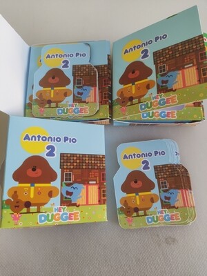 10 Scatoline e adesivi Nutellina Hey Duggee festa personalizzata