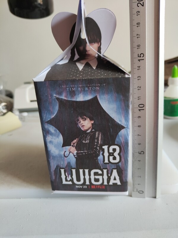 scatola grande porta merenda 1/2 Happy Meal personalizzata