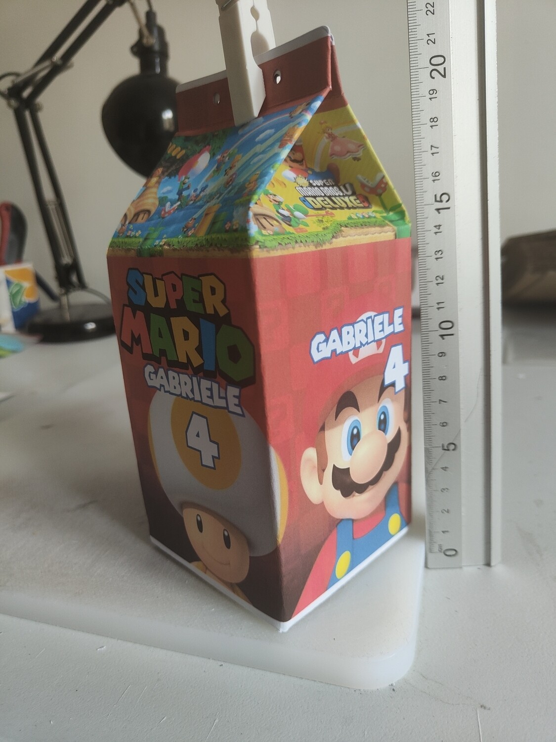 Portamerenda Super Mario Per Bambini - Con Borraccia Integrata E Scomparti Separati - Ideale Per Scuola E Gite - Foto 10