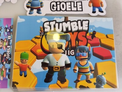 tovagliette americana colazione personalizzata stumble guys