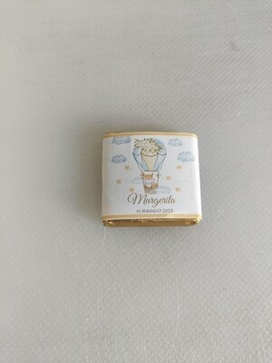 42 incarti strisce adesivi cioccolatino segnaposto personalizza