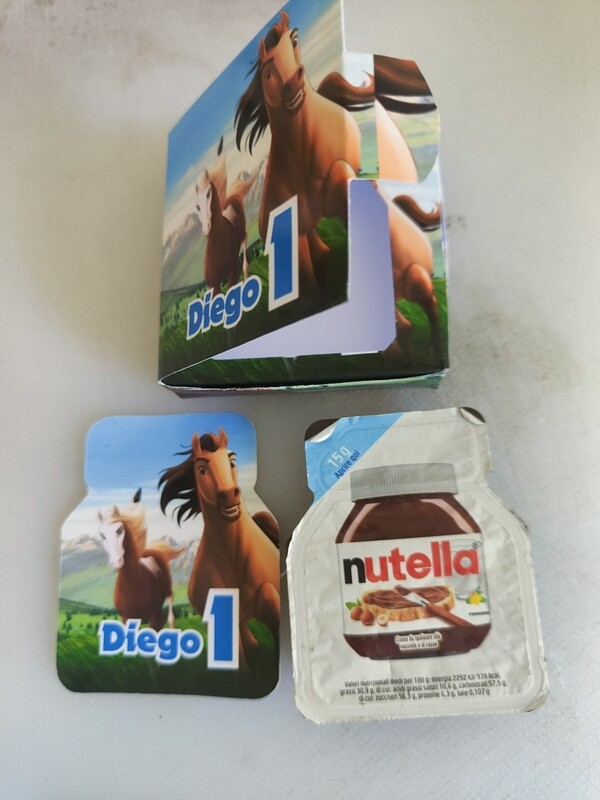 10 Scatoline e adesivi Nutella Spirit Cavallo festa personalizzata