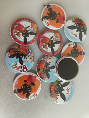 10 Magneti Bing Calamite frigo tondo 5.8cm personalizzabile