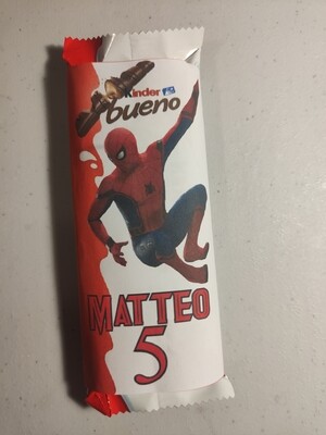 20 Incarti Kinder Bueno personalizza addobbi festa compleanno