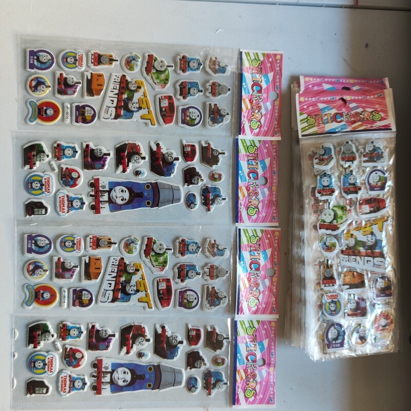 30 fogli stickers Adesivi Trenino Thomas
