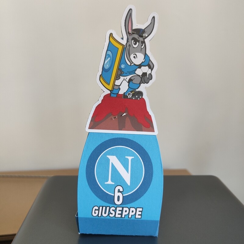 Scatolina Ovetto Kinder sorpresa Napoli calcio personalizzato