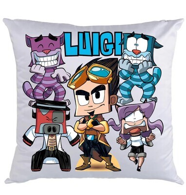 federa cuscino 40cmx40cm personalizzabile con nome Lyon gamer youtube