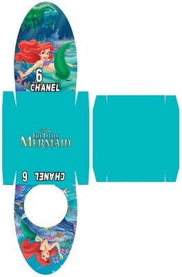 scatolina ovetto kinder Ariel la sirenetta personalizzabile con nome