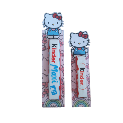 cartoncini segnaposto per barrette Kinder classico e maxi personalizzabili con nome festeggiat* e p…