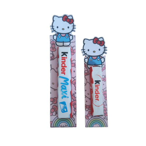 cartoncini segnaposto per barrette Kinder classico e maxi personalizzabili con nome festeggiat* e p…