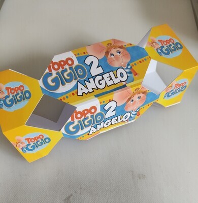 scatolina a forma di caramella topo gigio