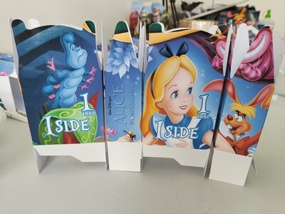 scatoline gadget personalizzabili Alice nel paese delle meraviglie