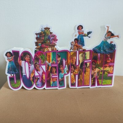 Scritte nome in polistirolo personalizzate Encanto