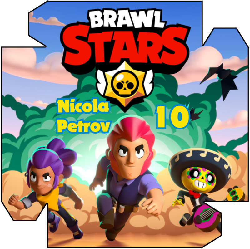 piatto panino mc donald personalizzati Brawl Stars