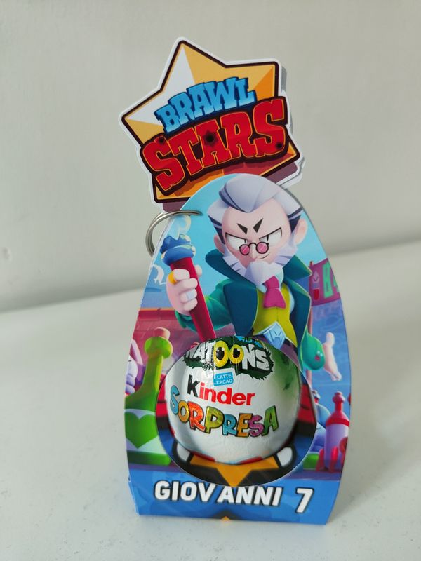 scatolina porta ovetto kinder sorpresa personalizzato brawl stars