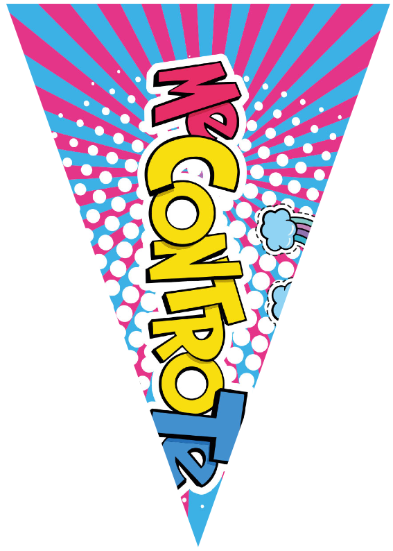 festone bandierine triangolari festa compleanno personalizzato me contro te