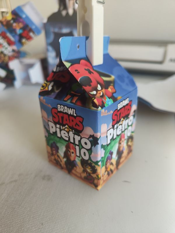 scatoline brawl stars personalizza porta confetti regalini fine festa compleanno