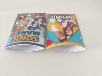 bustina sacchetto regalo personalizzato per feste di compleanno a tema sonic e me contro te