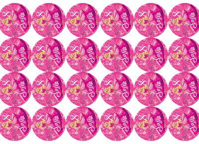etichetta adesivo tondo tappo nutella barattolo vasetto piccolo barbie rosa