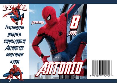 bustine sacchetti regalo Spiderman personalizza regali festa