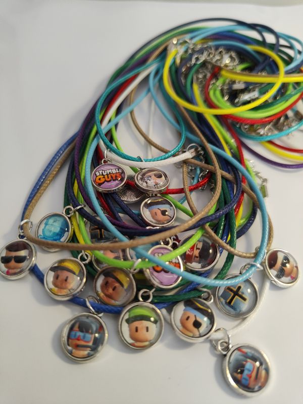 Collanine ciondolo cabochon Sumble Guys personalizza regalini fine festa compleanno