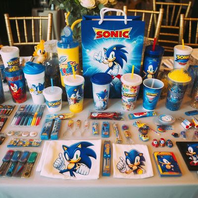 gadget regalini fine festa compleanno a tema sonic