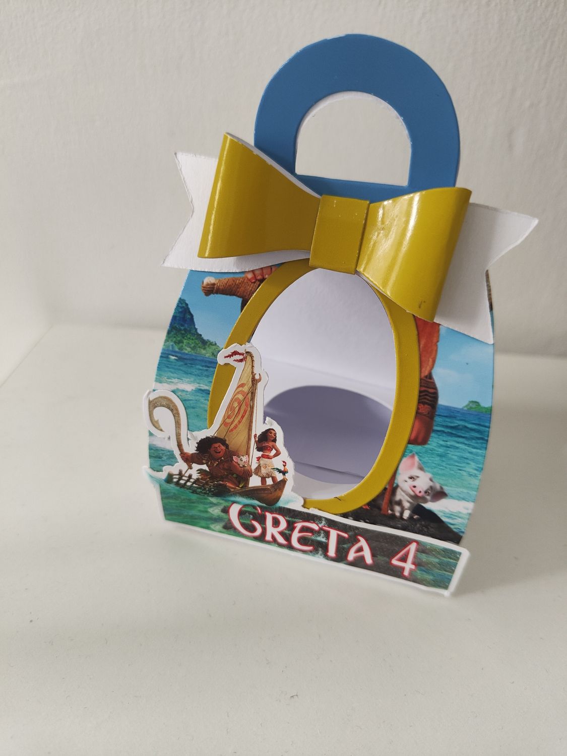 1 Scatolina Ovetto Kinder Oceania Vaiana personalizzata