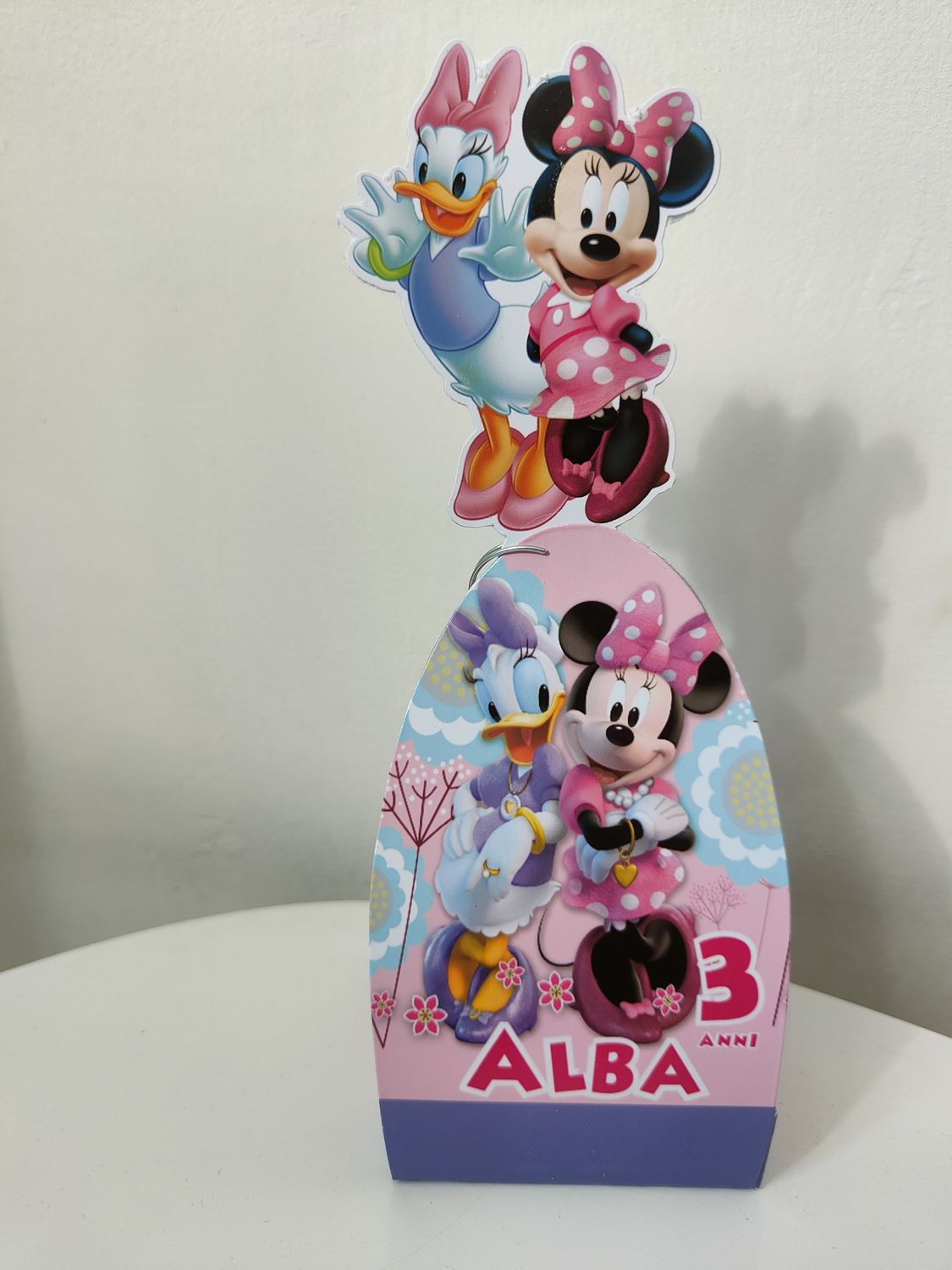 Scatolina Ovetto Kinder sorpresa personalizzabili con nome gadget regalino fine festa a tema minnie…