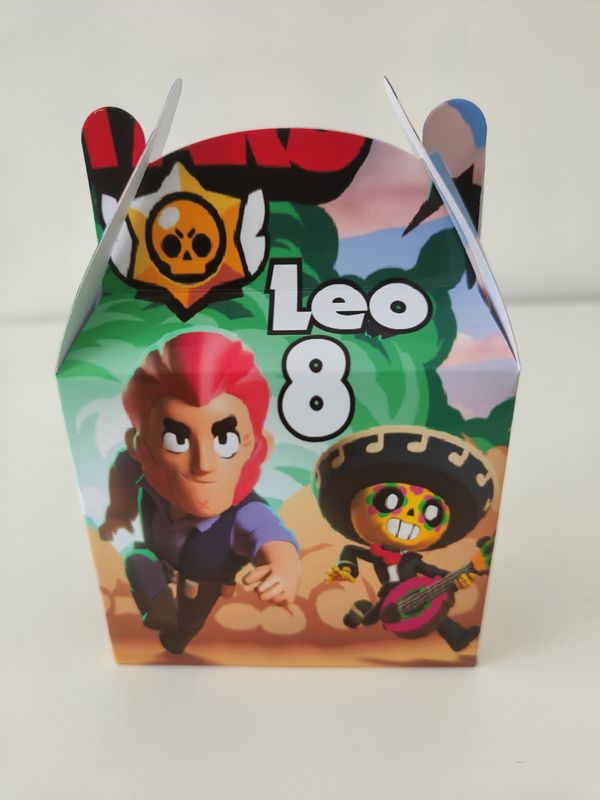 Scatoline Brawl Stars personalizza porta regalini fine festa