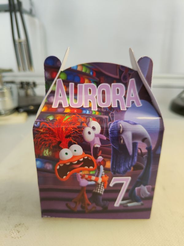 Scatoline Inside out personalizza portaconfetti regalini festa