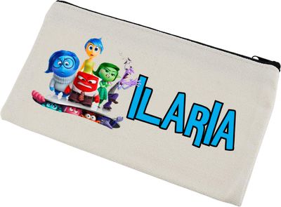 Astucci scuola Inside Out Personalizza con nomi regali festa