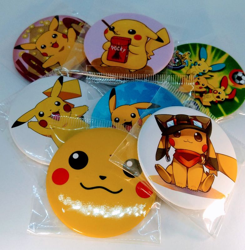 spille personalizzabili regalini fine festa compleanno bambini pokemon