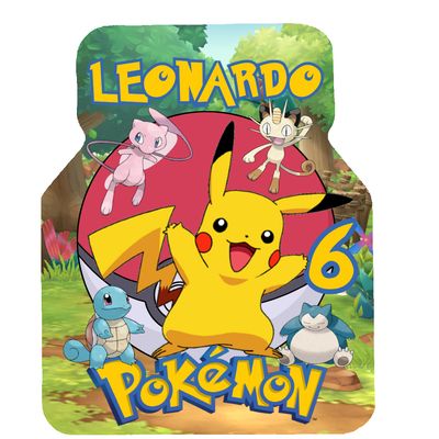 Scatoline e adesivi Nutellina personalizzata festa Pokemon