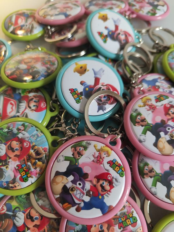 Portachiavi zaino super mario personalizza regali fine festa