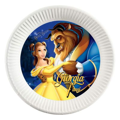 dischi tondi inserire nei piatti personalizzati kit festa compleanno addobbi decorazioni bella e la…